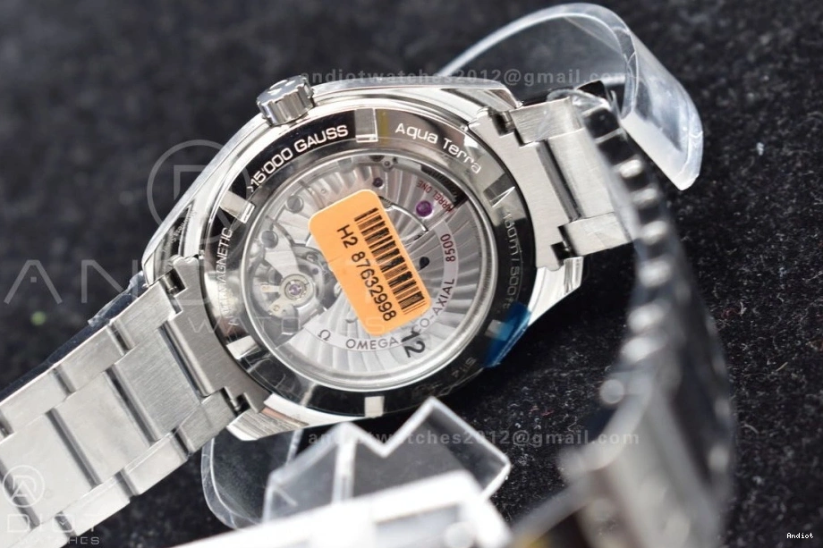 SS A8500 Aqua 1:1 VSF Best White Edition Dial Terra On Waved SS Bracelet 150M 0601